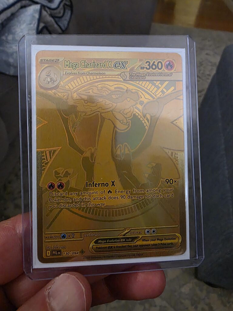 Mega Charizard X EX (Gold)