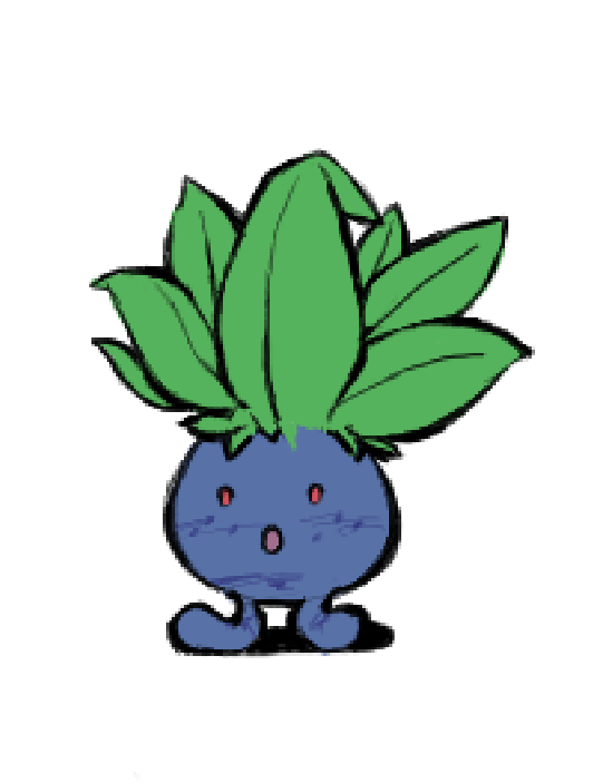 Tiny Oddish doodle