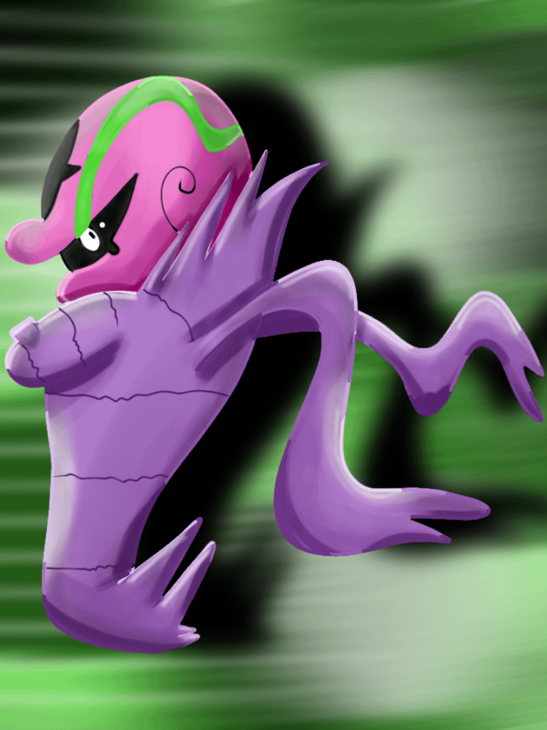 Accelgor doesn't get enough love, so I gave him some! [OC]