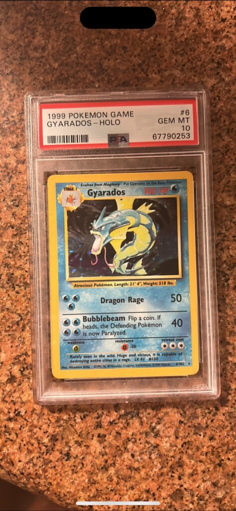 Card I pulled in 1999 and submitted in 2023