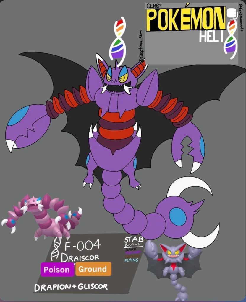 [OC] another day,another fusion def entry(Drapion + Gliscor)