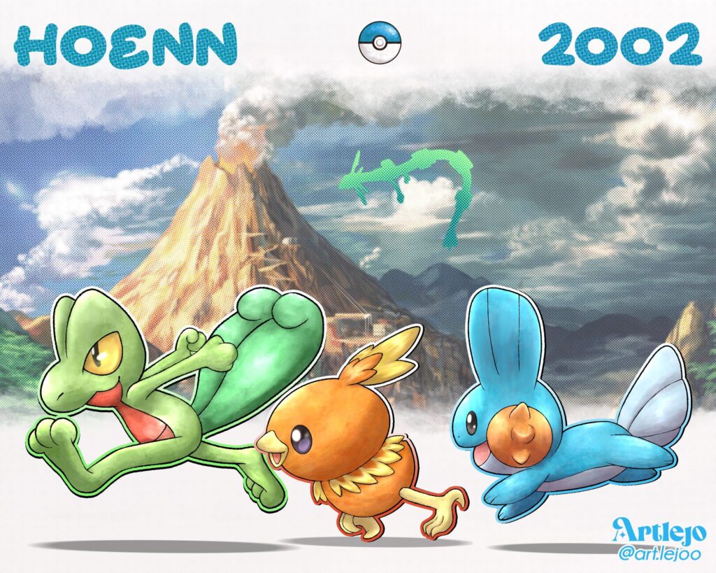 Day 3/9 - Hoenn 🌱🔥💧(OC)