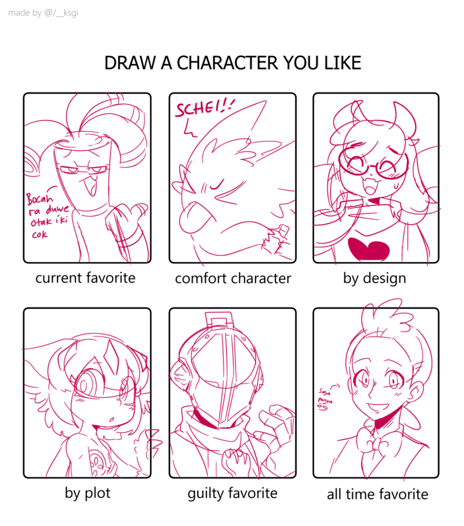 [OC] Characters I like - WIP