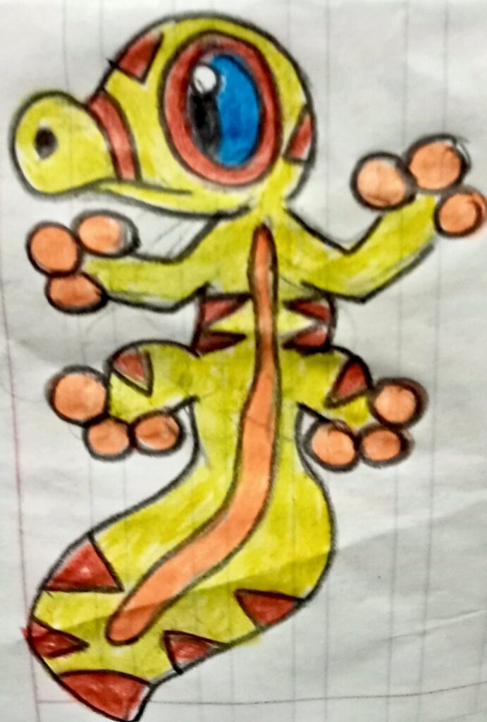 Pokémon Ascuas y Saurio tipo: Fire/Ground Ascuago/Volcaura