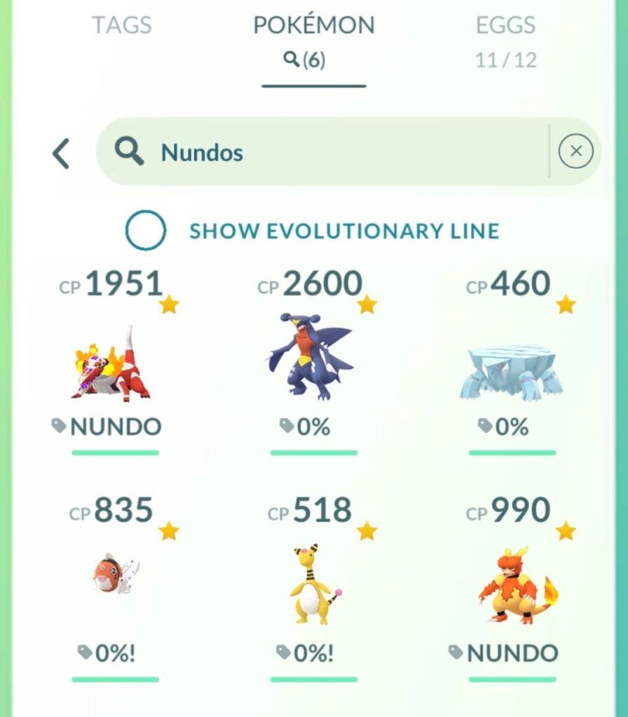 How many nundos do you have?
