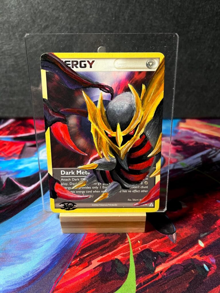 Custom Giratina card painting