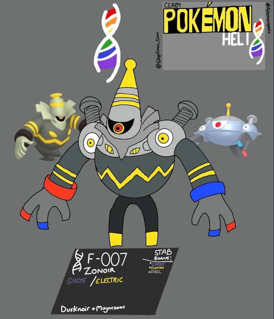 [OC] new fusion—Dusknoir + Magnezone