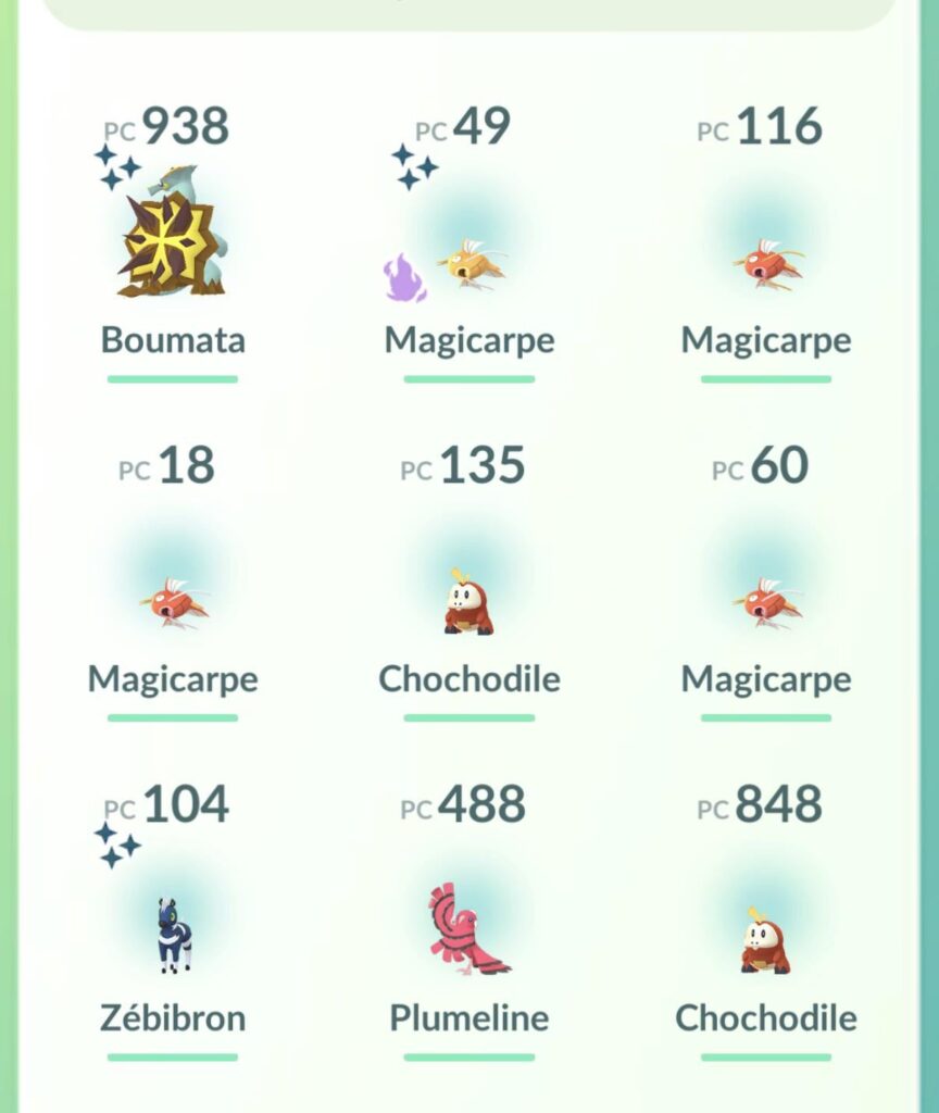 I just got 3 Shiny Pokémon in 7 encounters???