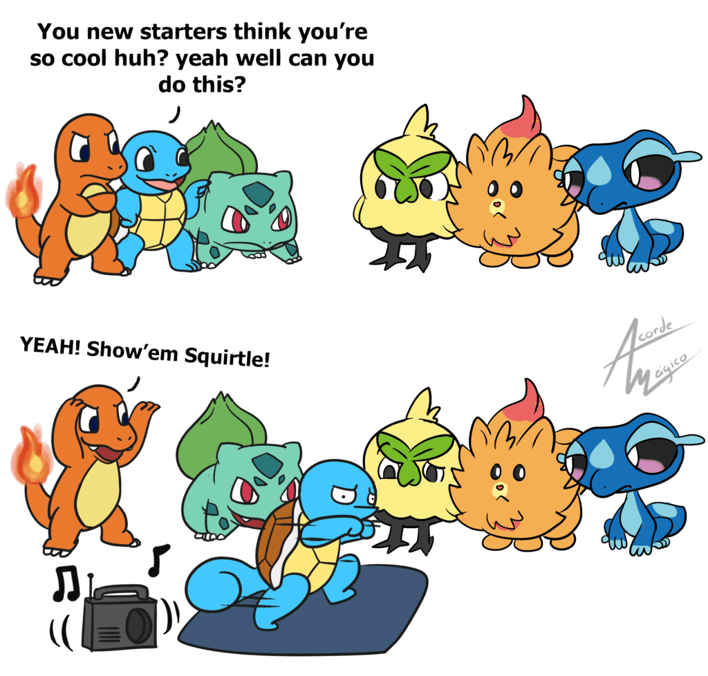 Go squirtle!
