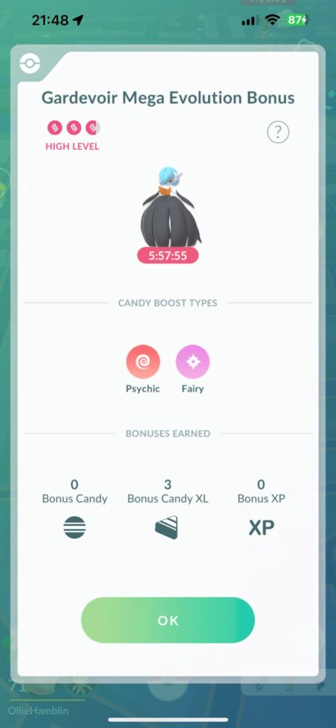 Does the mega xl candy boost usually affect Pokemon that don’t share a type with the mega evolved Pokemon?