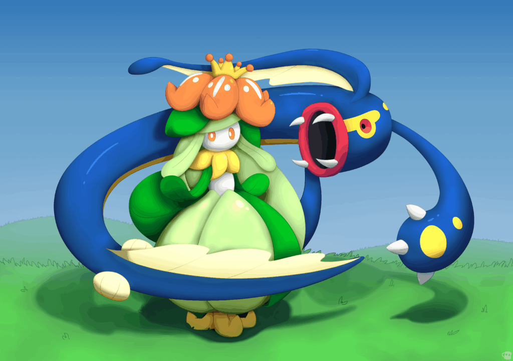 [OC] Lilligant & Eelektross!!