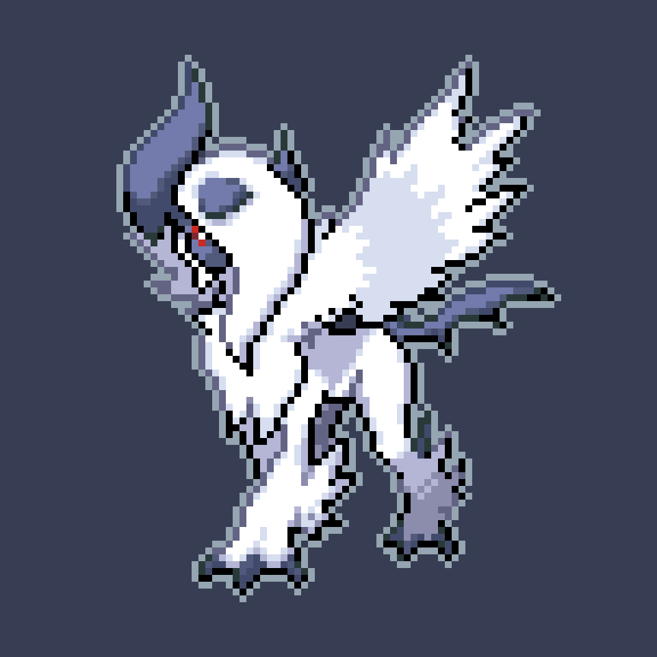 [OC] I made Mega Absol as a Gen 5 sprite