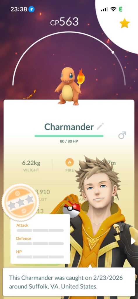 Nundo charmander