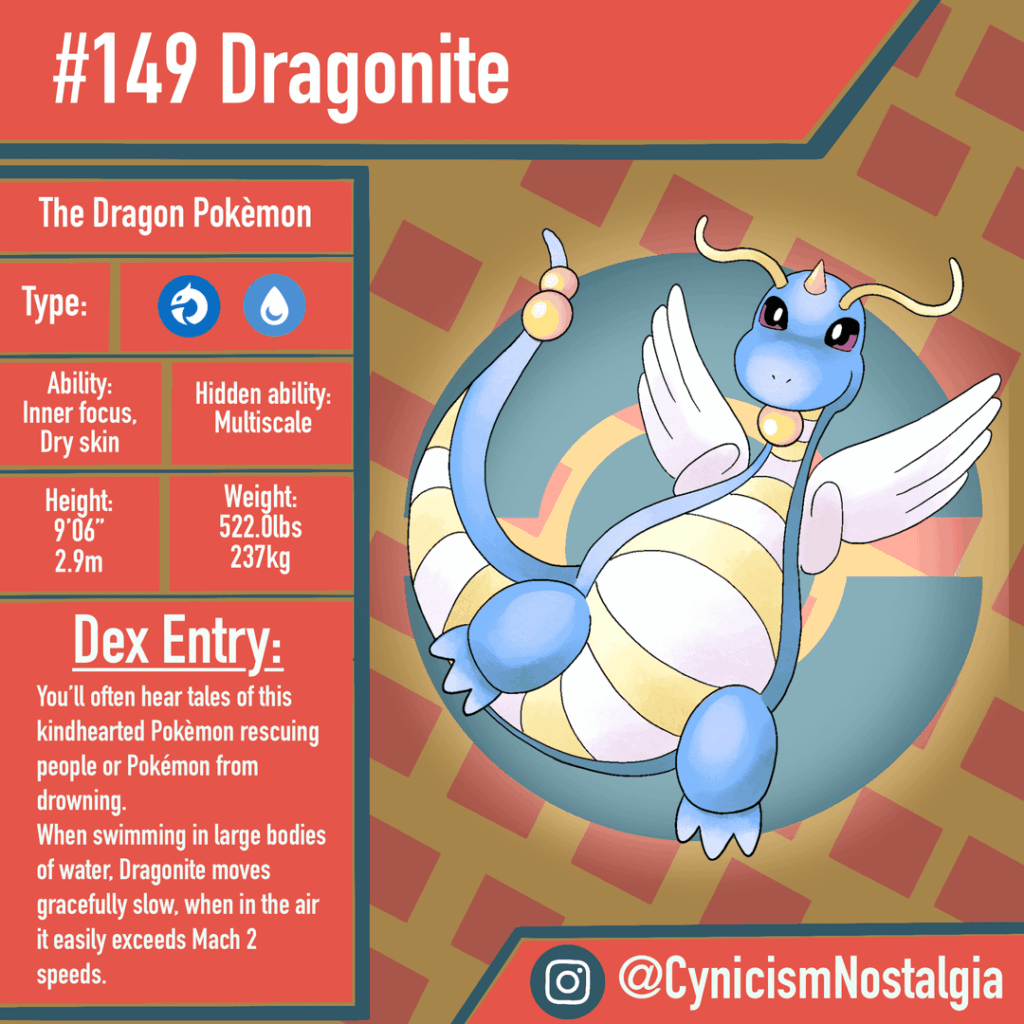 [OC] Dragonite Redesign