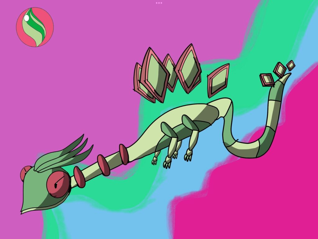Zooming out of the ozone layer of Yansh’s skys is the highly anticipated Mega Flygon