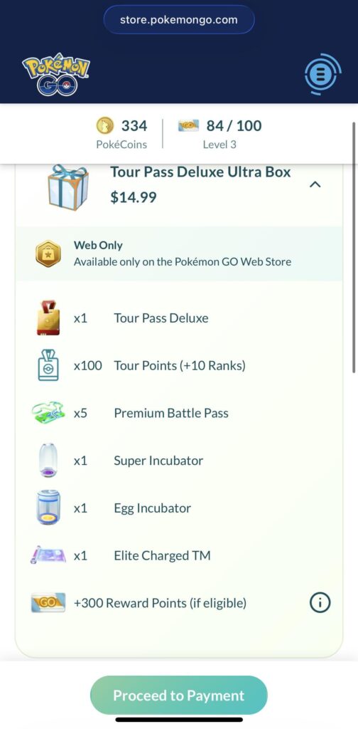 Pass Price Glitched