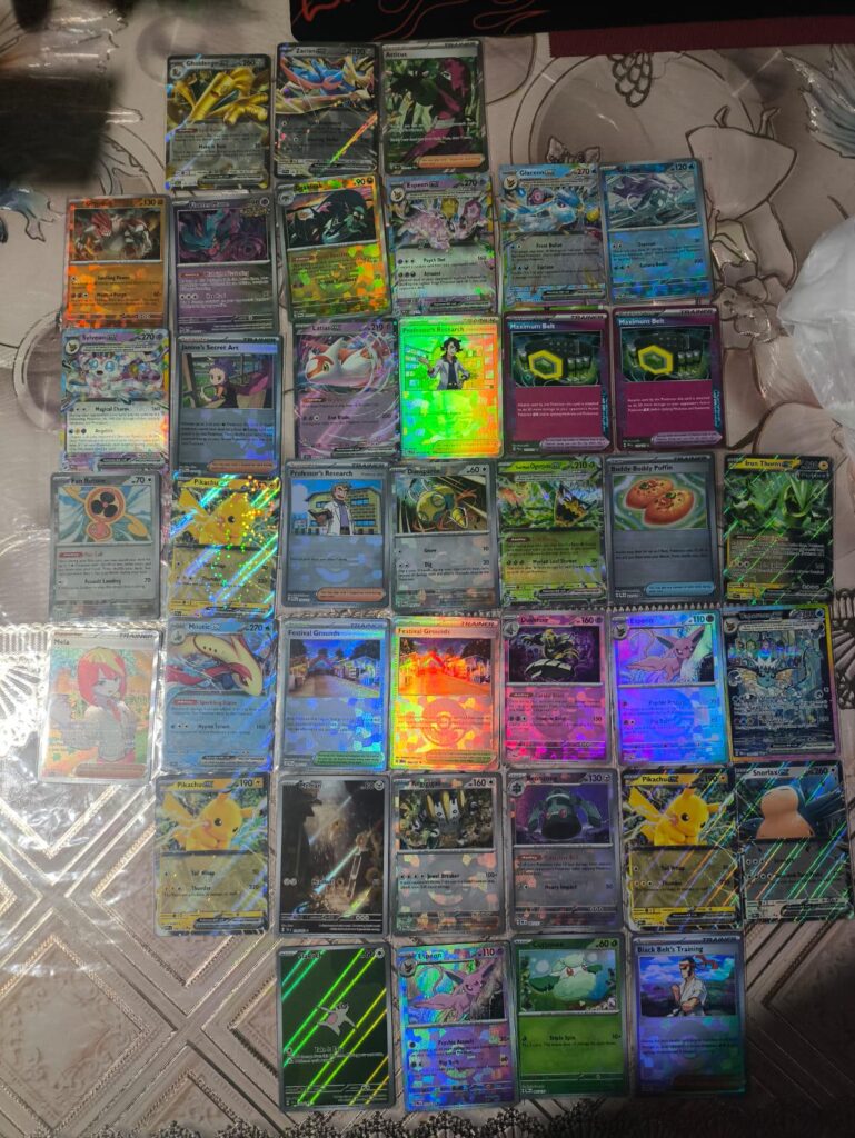 Today's pulls from three prismatic boxes