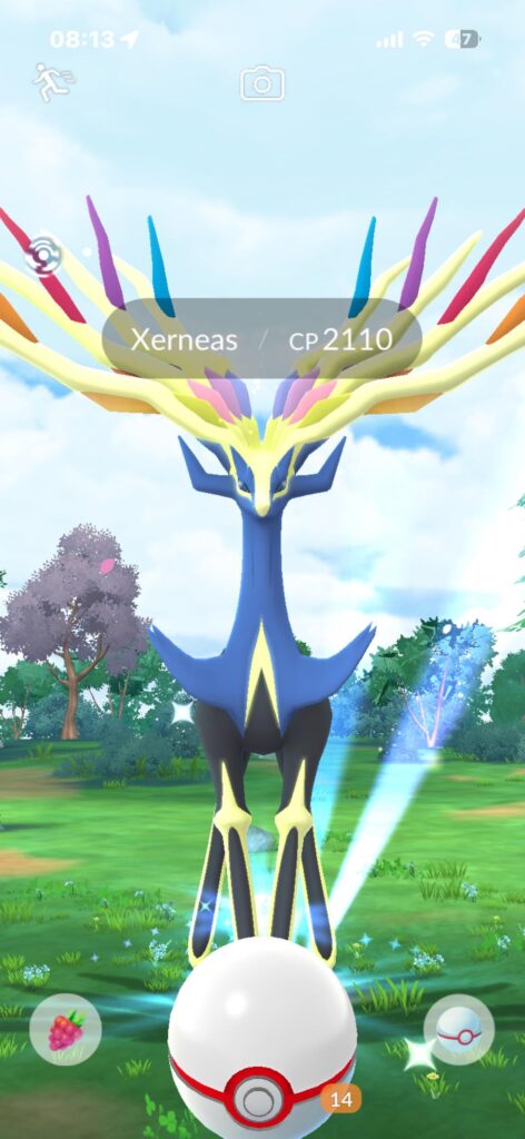 i waited an entire day to fight a xerneas raid. IT FLED!!!!!!!!