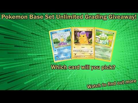 Running a giveaway for my base set unlimited cards going to BGS for grading!
