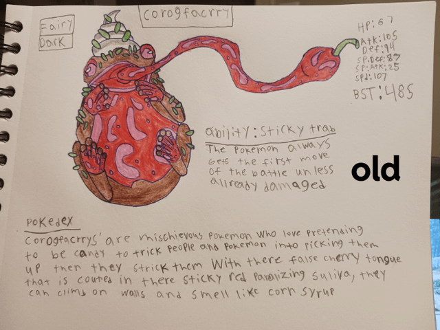 I made a rough redesign of my truffle glass frog fakemon's design and I was wondering if I could have some notes?