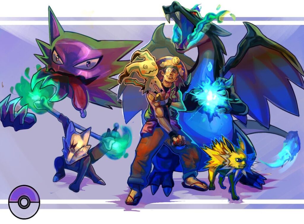 [oc] I created a Pokémon group with only my favorites, what do you think?