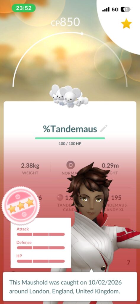 Woohoo! Hundo maushold 4 family!
