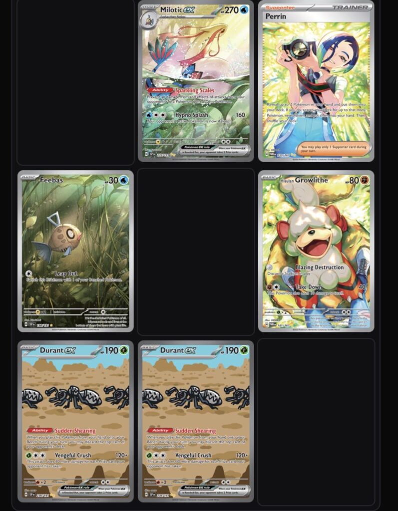 Ideas needed for binder page for cards that link together