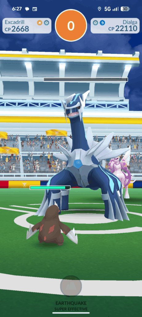 Could not have cut it any closer Duo'ing Dialga, but we got it at the death :D