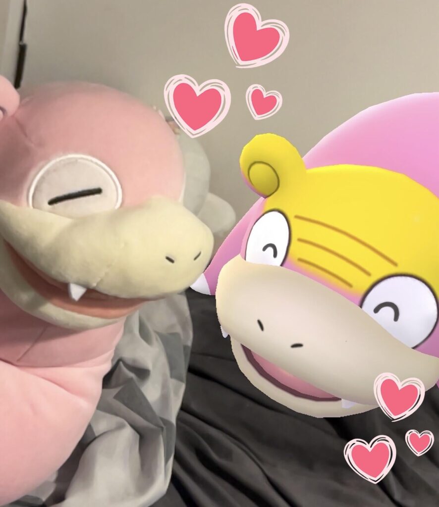 I showed my slowpoke my plush