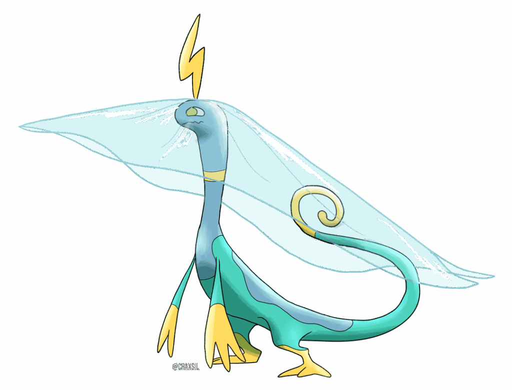 Dewalume umbrella Pokémon