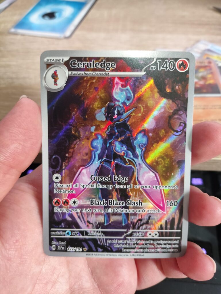 Best pull so far I had gotten,all the boosters I bought finally arrived so I opened the last one and found this.