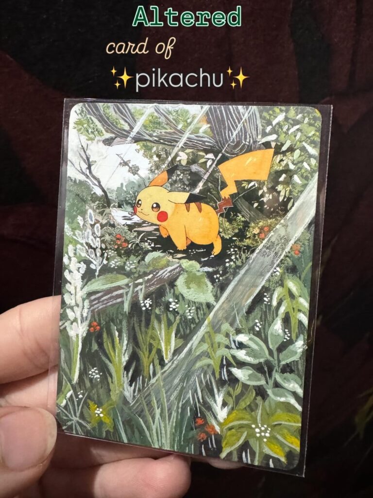 Altered pikachu - on gouache - ascended heroes ✨