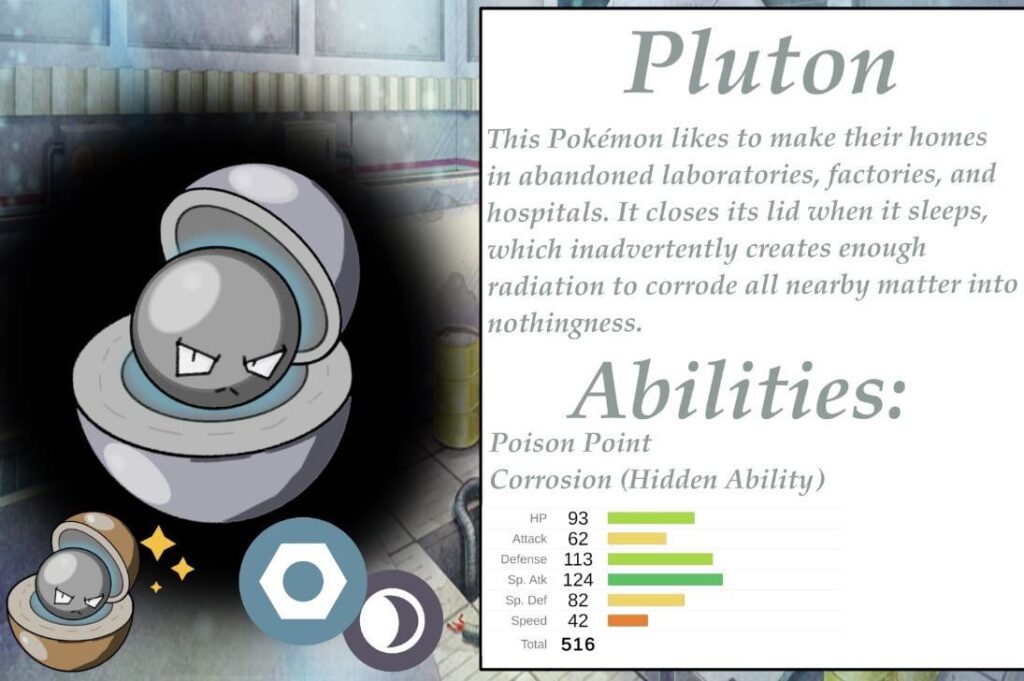 I made a Pokémon inspired by the demon core!