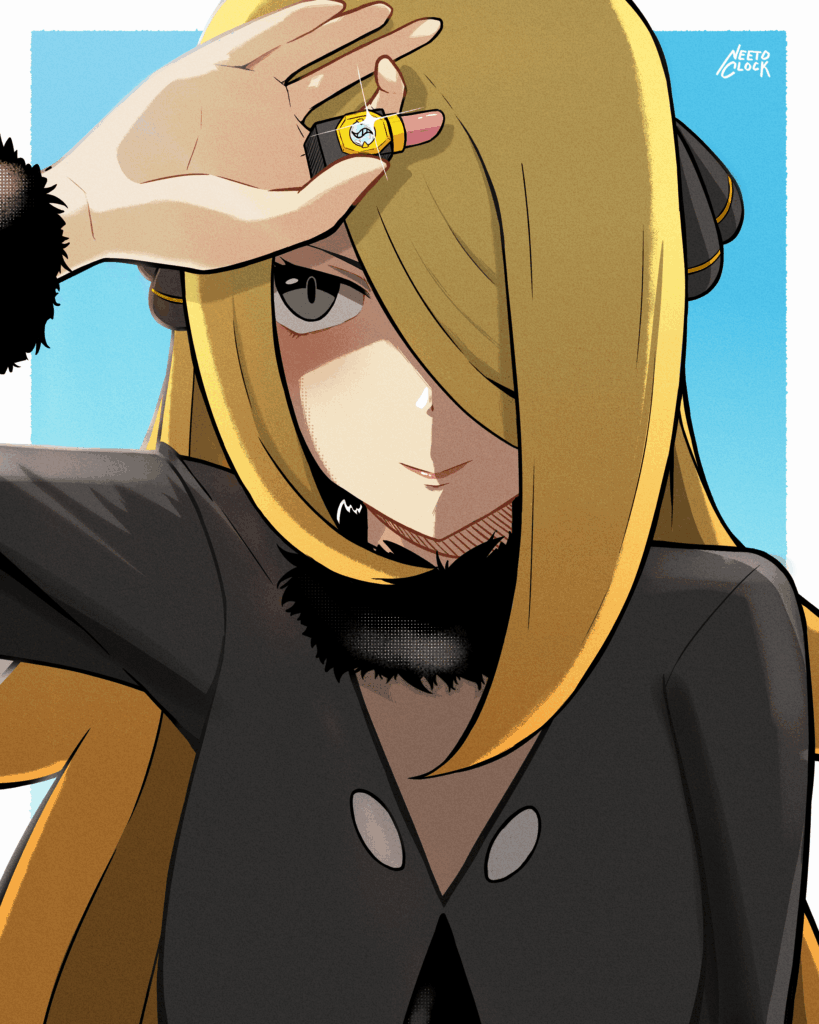 [OC] Time for a Mega! I drew Cynthia ✨