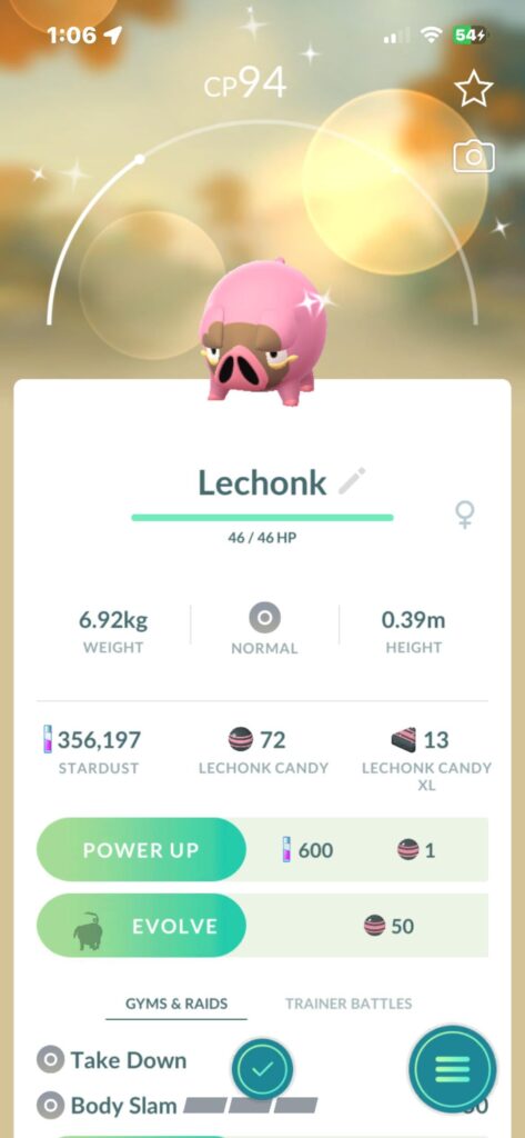 What’s your most recent shiny?