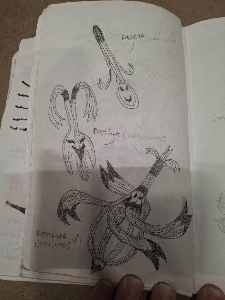 Fanmade region, Ghost/Grass pokémon line