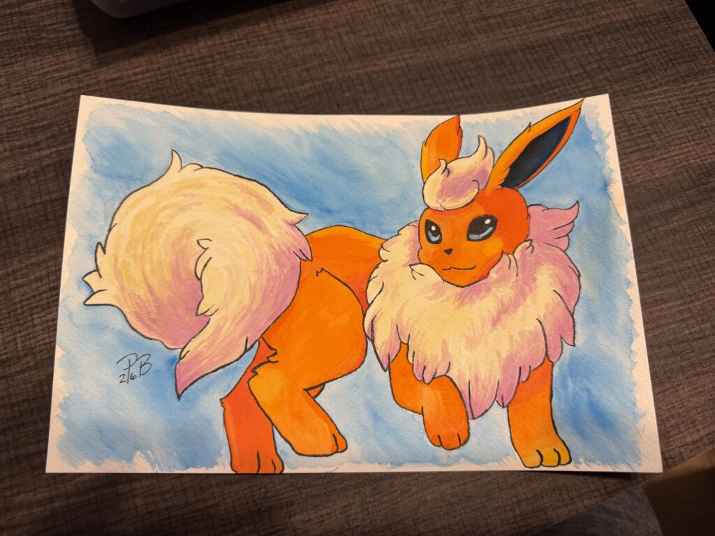 First time attempting watercolor!