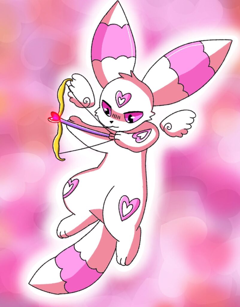 Happy “late” Valentines Day, take my funny Cupid Bre