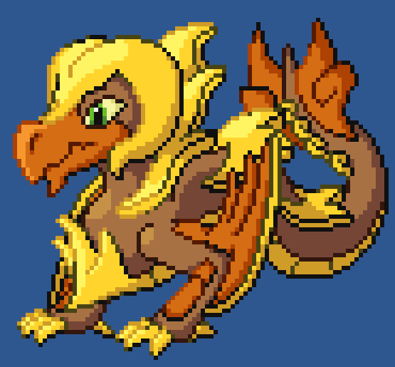 One of the main legendaries in my fangame, Pokemon Pyrite