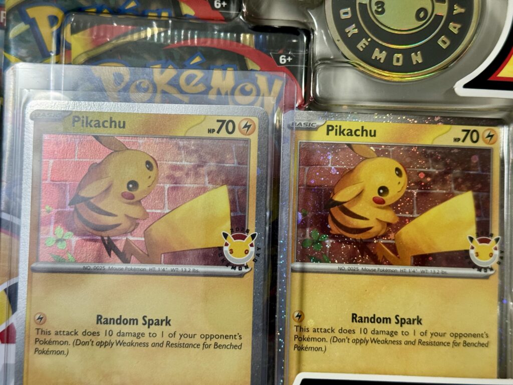 Pikachu promo non holo?