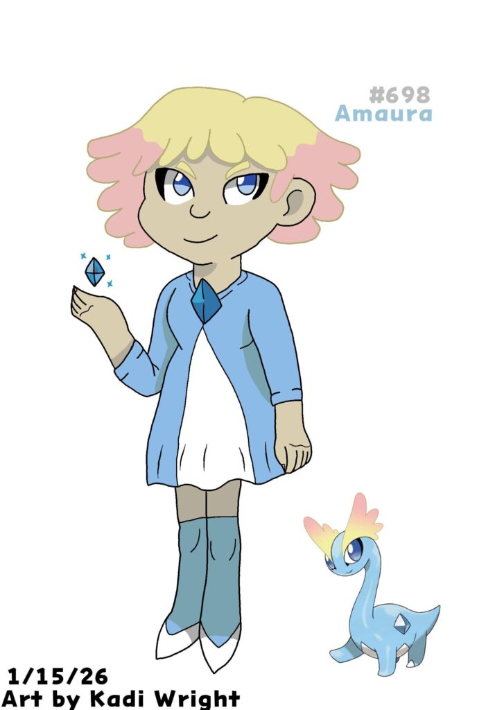 Humanized Amaura (Art by me)