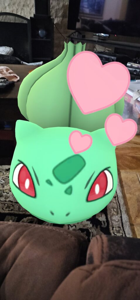 Holding a funeral for my Bulbasaur buddy