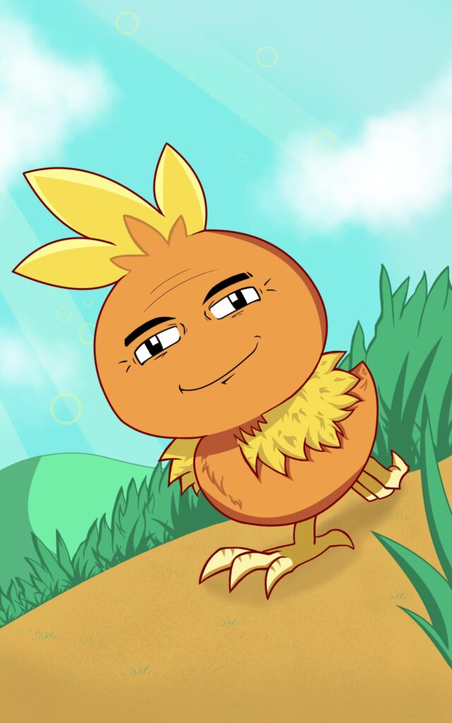 You Encountered A Handsome Torchic! by me