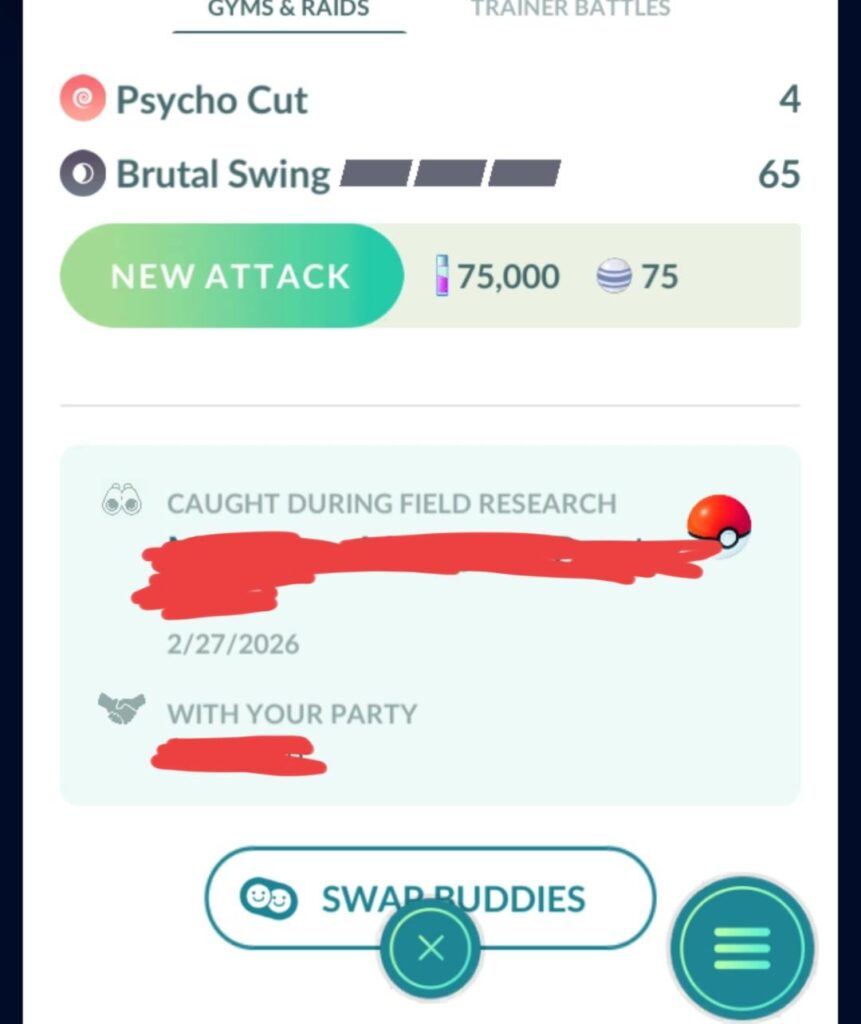 Absol caught with brutal swing on Friday 2pm