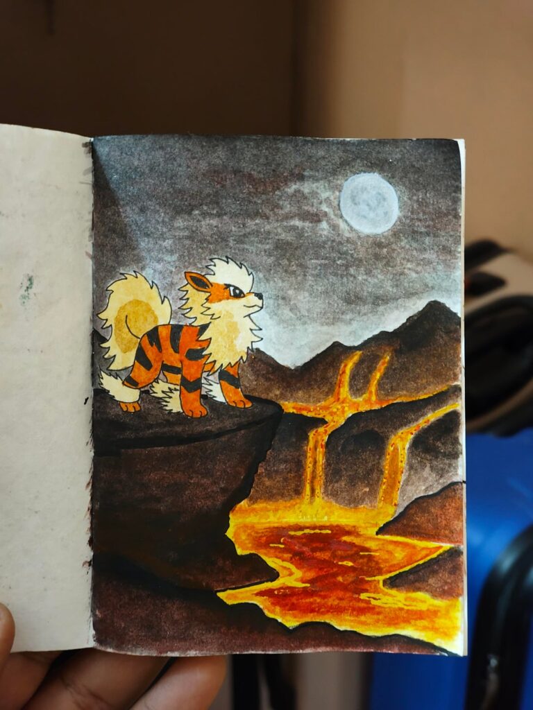 Watercolor : Arcanine