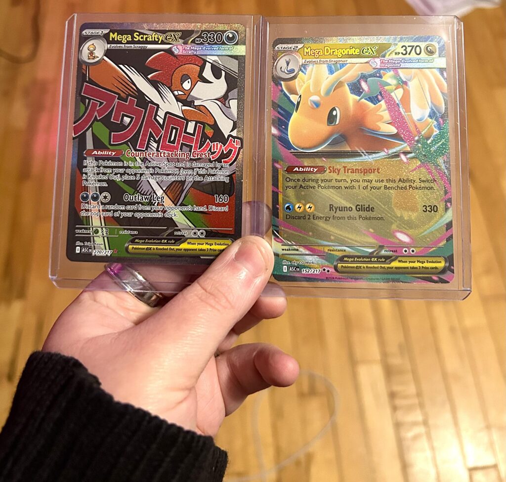 Ascended Heroes sticker pack pulls today!