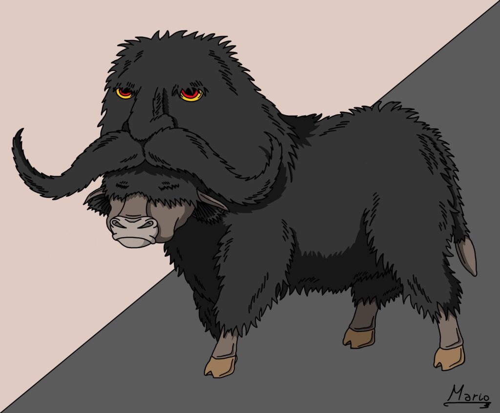 Fakemon: Moustaffalo.