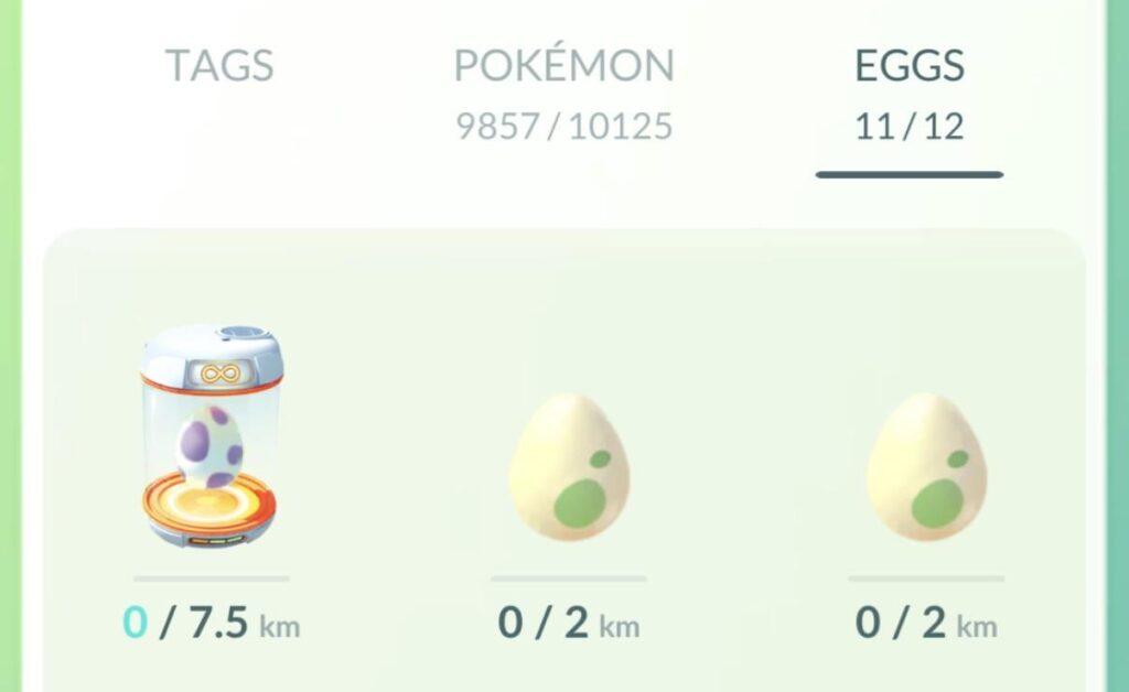 1/2 Hatch Distance is NOT active during Vulpix CD