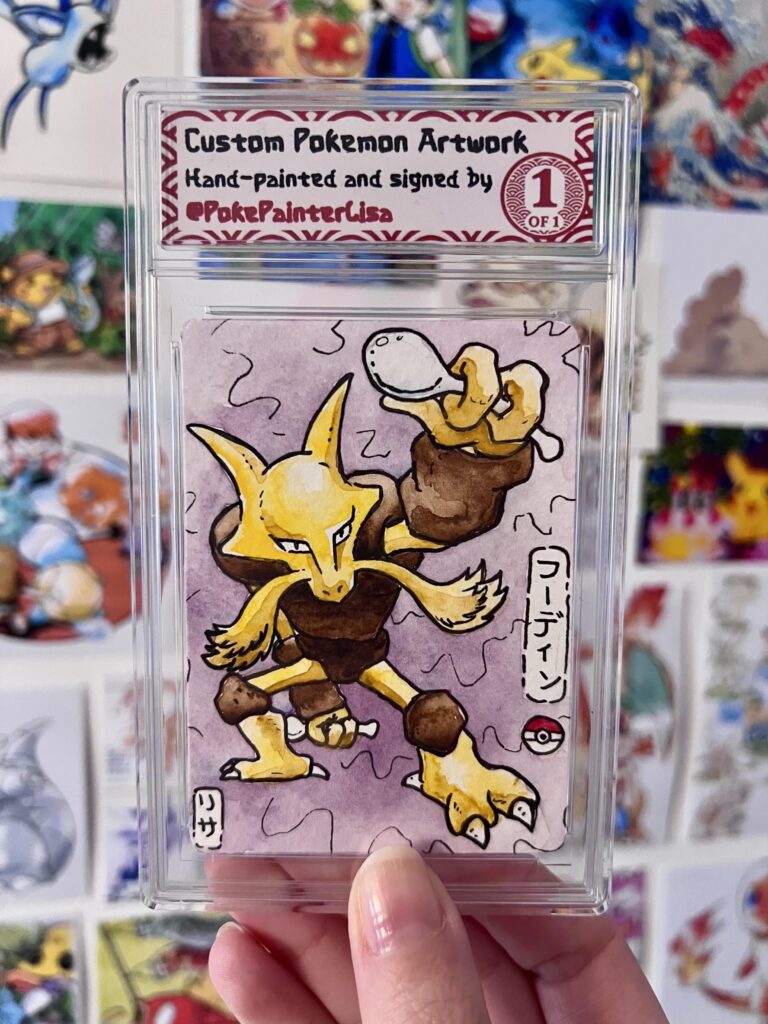 [OC] I painted Alakazam in watercolour!