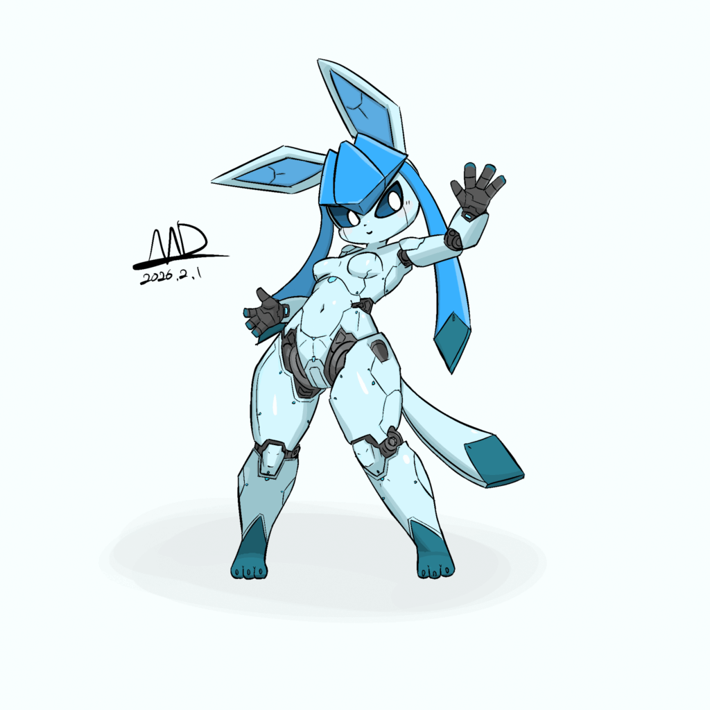 Mecha Glaceon (OC)